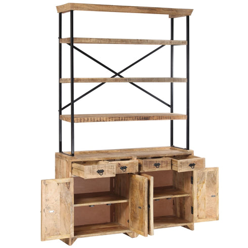 Rustika Rowe -  Sideboard with Shelves Solid Mango Wood 120x35x200 cm